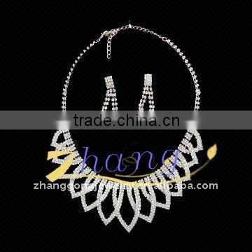 fashion design diamond wedding jewelry set