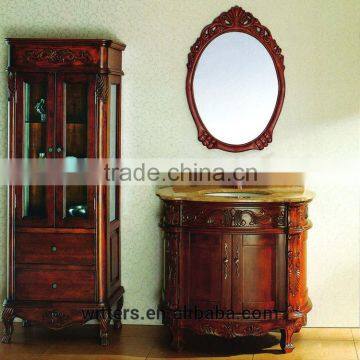 WTS-1211 hot sale special classic Bathroom Furniture with side Lockers cabinets