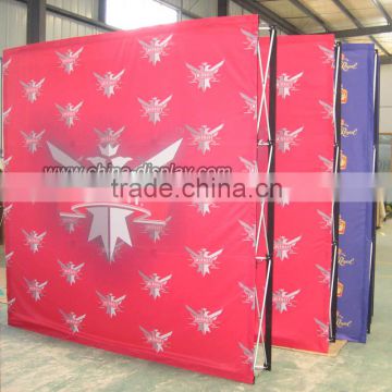 Publicity fabric pop up backdrop stand