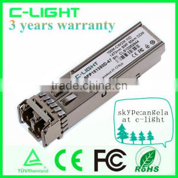 Cisco Compatible 155M 100km SMF CWDM SFP Transceiver 155M OC3 STM-1 SFP CWDM 1470nm