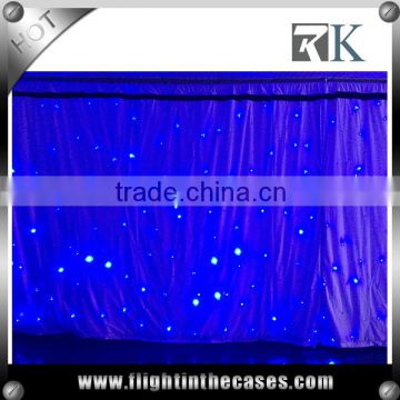 Colorful 3*8m RGB Tricolor Star Curtain with CE