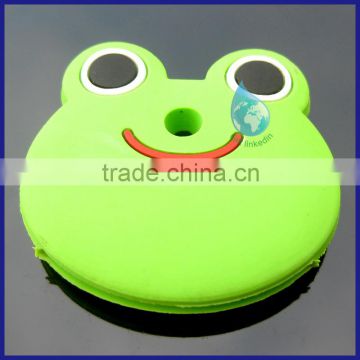 Fashion frog head pvc key cover/china wholesale cute pvc key cover