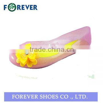 Hot collection Lady PVC Jelly wedge shoes