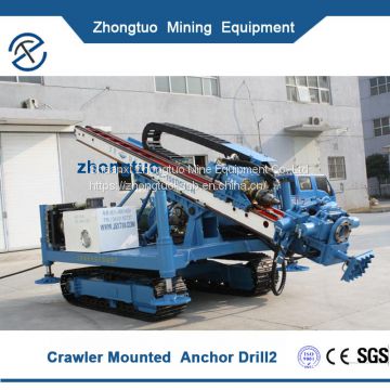Pneumatic Crawler Rock Drill Machine With Drilling Pipe Φ60×2000mm