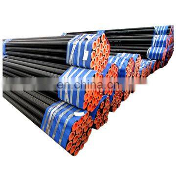 ASTM A106 / API 5L sch 40 black painted steel seamless pipe