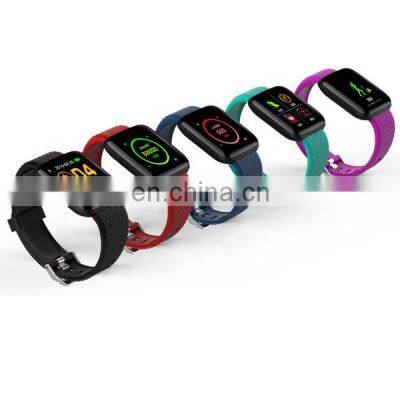 1.3 inch color screen waterproof smart watch 116 plus sport smart bracelet fitness tracker heart rate and blood pressure