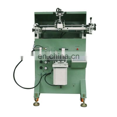 Hot selling single color bottle glass plastic coffee cup silk screen printer printing machine
