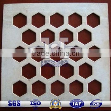 Stainless Steel| Galvanized Hexagonal Hole Perforated Metal Mesh
