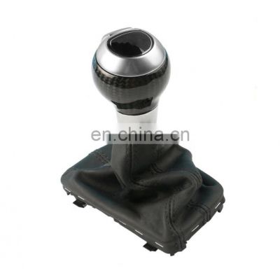 Car Shifter Handle Gear Shift Knob Boot Carbon Fiber S-TRONIC OEM 8U0713139T/8U0 713 139 T FOR AUDI A6 A5 A4 B8