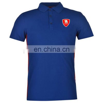 Royal Blue100% Cotton Polo T Shirt For Mens with Custom Logo Manufacturer Hot Seller Amazon