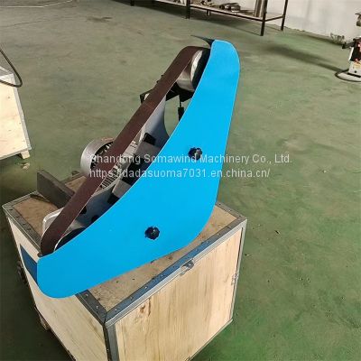 Belt sander manufacturer Iron parts descaling and punching machine