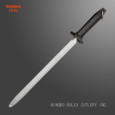 professional butchers chefs knife sharpening steels rods sticks files sharpeners produced by Bolex cutlery China