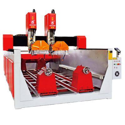 Automatic 3D CNC Router Series Stone Carving Machine Engraving Stone Pillar Machinery Price Stone Curving Machine