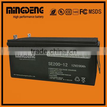 2015 Newest moden 12v 200ah sealed lead acid battery for ups for Inverter