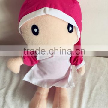 Stuffed Soft Nun Doll / Rosy Nun Cloth Rag Doll