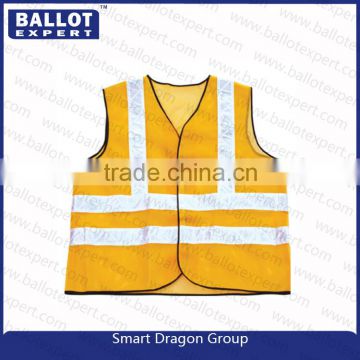 China Mesh polyester fluorescent fabrics high protective safety visibility clothing