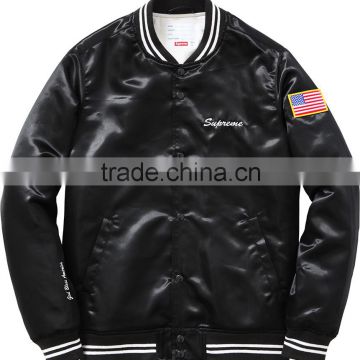 top quality satin jacket,custom high quality satin jacket,customized satin varsity jacket wholesale