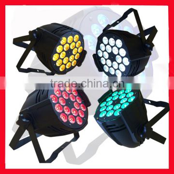 7CH 18*10W 7020lm RGBW 4in1 DMX 512 led stage led permanent christmas lights