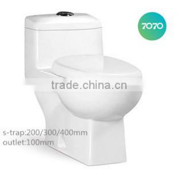 cheap chaozhou washdown One Piece S-trap WC toilet sizeT938                        
                                                Quality Choice