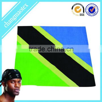 yellow and black stripe newest printed bandana