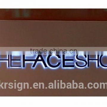 indoor sign advertising letters,led display box