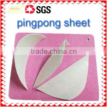 shoes material Pingpong hot melt sheet for toe puff and counter