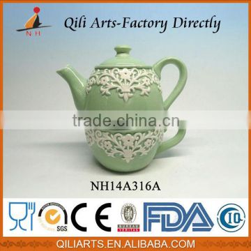 2014 New Design Hot Sale Delicate Ceramic teapots wholesale