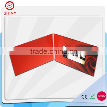 Hot sale 4.3" video module for greeting cards,video invitation card ,games for video card 256 mb