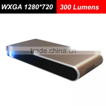Shenzhen Factory High Resolution WXGA 1280*720 Android 4.4 Wireless Bluetooth DLP 4K Projector