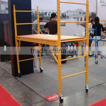 scaffolding tower for indoor construction