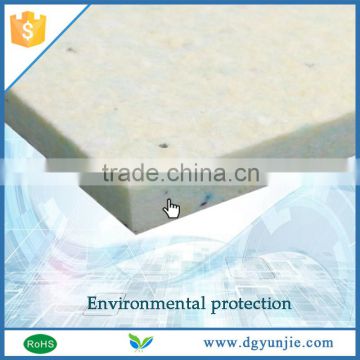 Soft and comfortable recycling foam board for pure healthy mattress