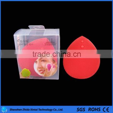 best facial massager girl silicone facial cleansing brush, customized colors