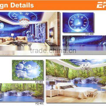 Creative modern 3d design european pvc wallpaper for decoration