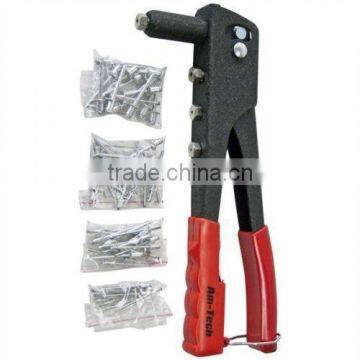 HEAVY DUTY 4 HEAD NOZZLE POP RIVET GUN HAND RIVETER TOOL 4 SIZE 60 BLANK RIVETS