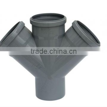 PP Straight Belling Y-tee Pipe Fitting Injection Mould/Collapsible Core