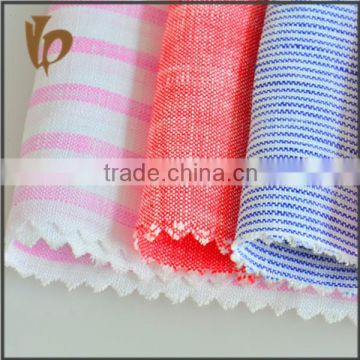 2015 yarn dyed vertical stripe t-shirts material led stripe fabric
