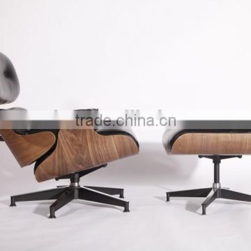 Top grain european style aniline leather emes lounge chair and ottoman sale                        
                                                                                Supplier's Choice
