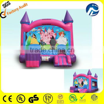 pink inflatable princess bouncy jumper