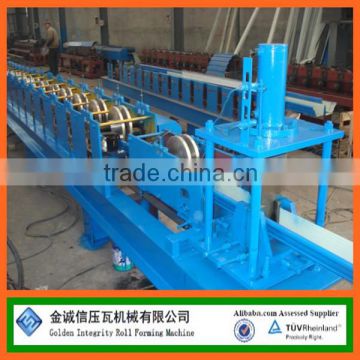 Atomatic PLC Controled 5 inch K shape gutter roll forming machine