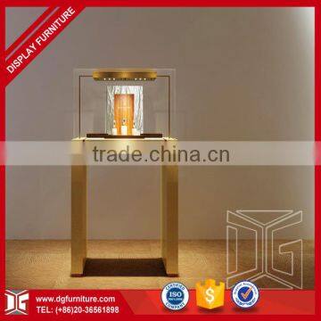 Wholesale Small Lighted Wood Mobile Tabletop Portable Jewelry Display Cases
