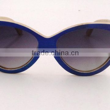 2016 Cat Eye Bamboo sunglasses Wholesale