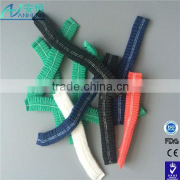 China manufacture Disposable Non Woven Mob Caps for medical or food use non woven Disposable hair surgical cap