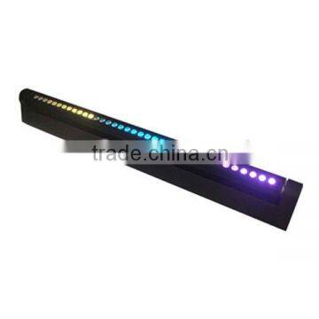 Tri-color led moving bar wall washer light