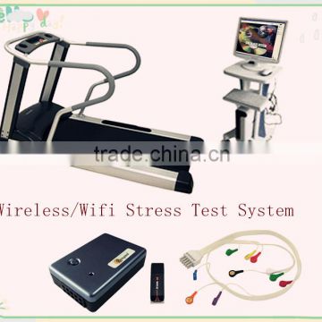 PC-Based Wireless Treadmill ECG Stress Test System for Cardiac Stress Exercise