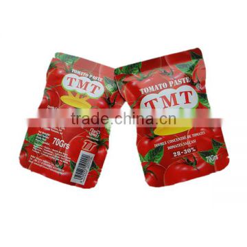 low price 50g sachet tomato paste for American market