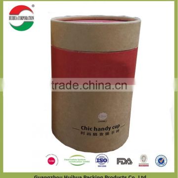 Decorative empty paper can paper tube box packing can