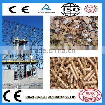 Low processing cost affordable biomass pellet production line