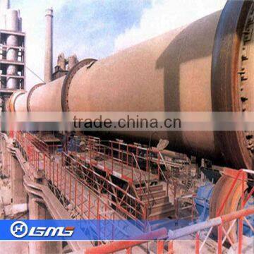 300tpd cement plant &factory calcining machine 2.5*44M rotary kiln