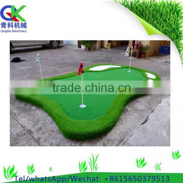 durable rubber material putting green can handle all types of weather for years