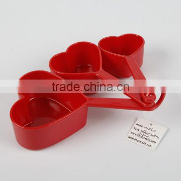 Wholesale Heart shape Portable Measuring Spoons